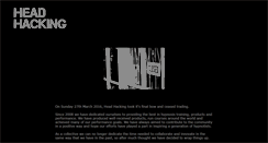 Desktop Screenshot of headhacking.com