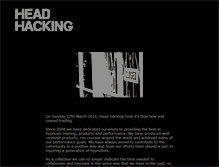 Tablet Screenshot of headhacking.com